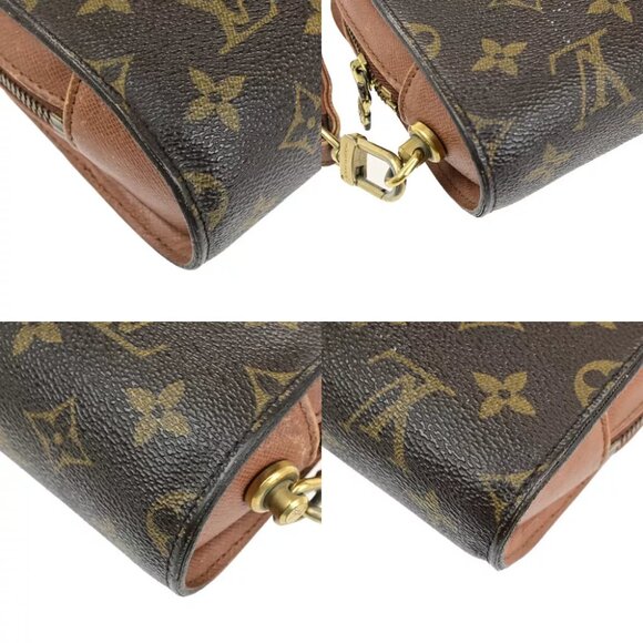 AUTHENTICITY GUARANTEED LOUIS VUITTON Orsay Clutch Hand Bag Monogram Leather - Picture 8 of 16